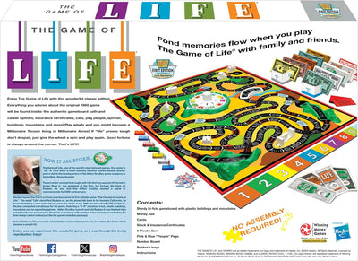 Traditional Games, Game of Life 1960 Classic Reproduction