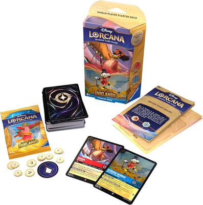 Card Games, Disney Lorcana TCG: Into the Inklands Starter Deck Ruby and Sapphire