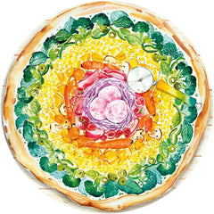 Circle of Colors: Pizza 500pc Round Puzzle