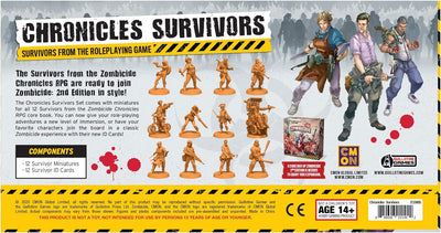 Cooperative Games, Zombicide 2nd Edition: Chronicles Survivor Set