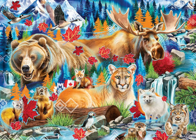 Jigsaw Puzzles, Ravensburger: Wild Canada 1000pc Puzzle
