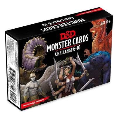 Role Playing Games, D&D Monster Cards Challenge 6-16