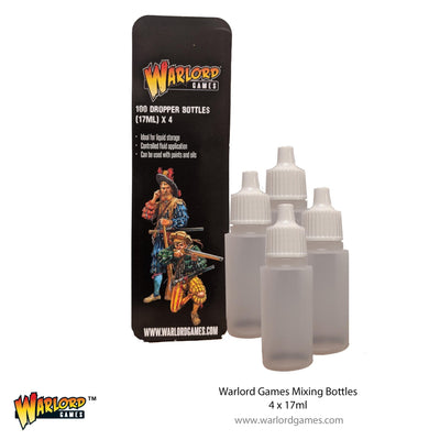 Hobby Tools, Warlord Mixing Bottles 4 x 17ml