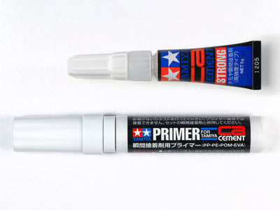 Hobby Supplies, Tamiya: CA Cement and Primer