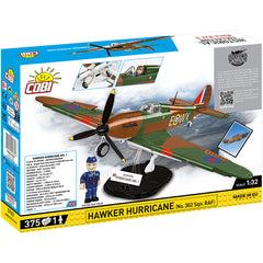 COBI Hawker Hurricane No. 302 Sqn. RAF Fighter 375pc
