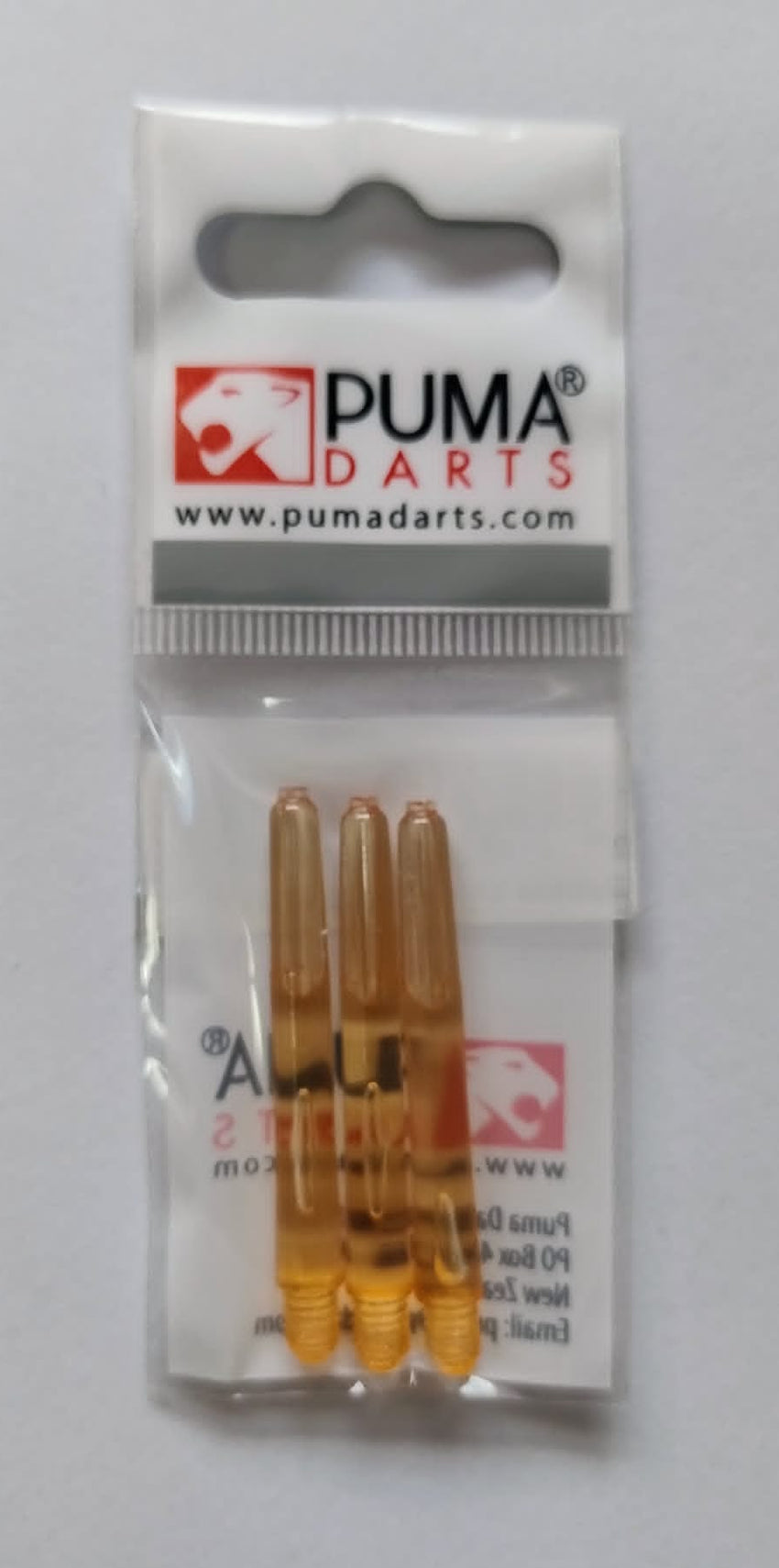 Puma Darts: Bubble Shaft In Between Orange 3 Pack