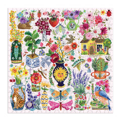 Galison: Buzzy Bouquets 500pc Puzzle