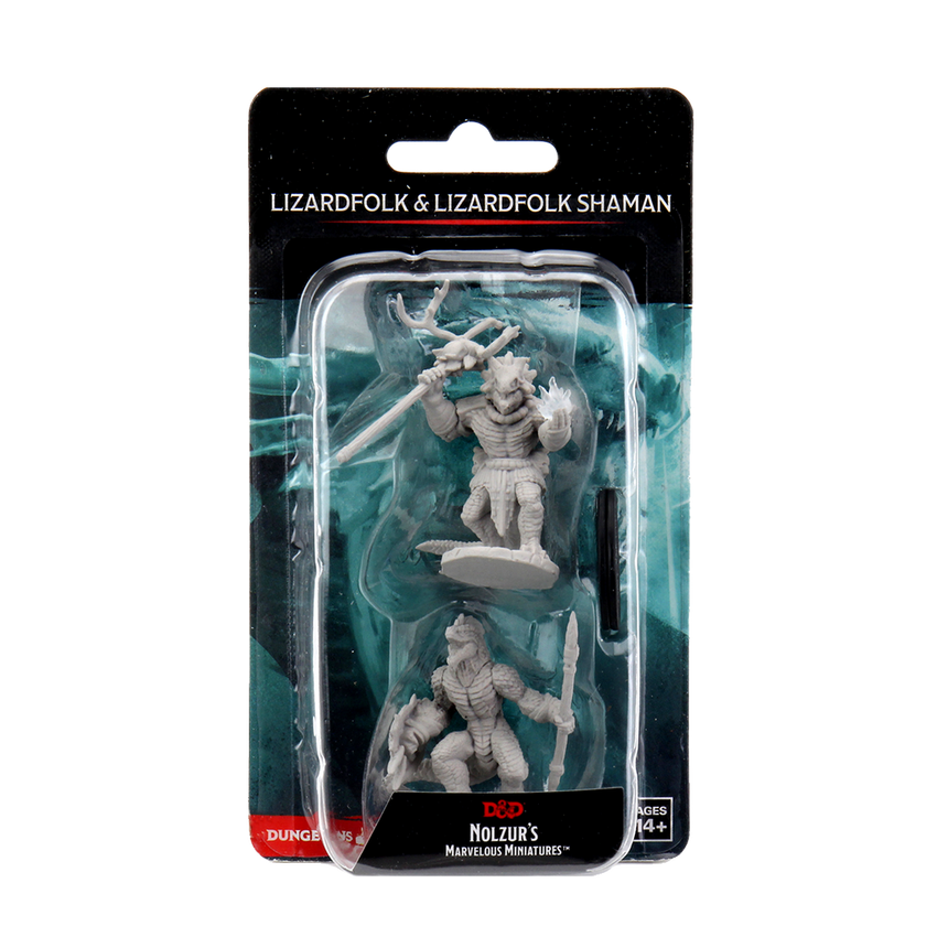 D&D Nolzur's Marvelous Miniatures: Lizardfolk & Lizardfolk Shaman