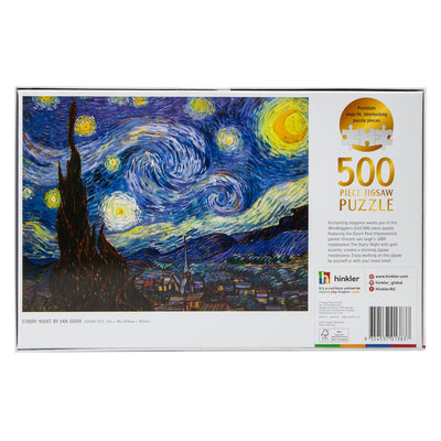 Jigsaw Puzzles, Mindbogglers Gold: Starry Night by Van Gogh 500pc Puzzle