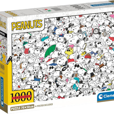 Jigsaw Puzzles, Impossible Peanuts 1000pc Compact Puzzle