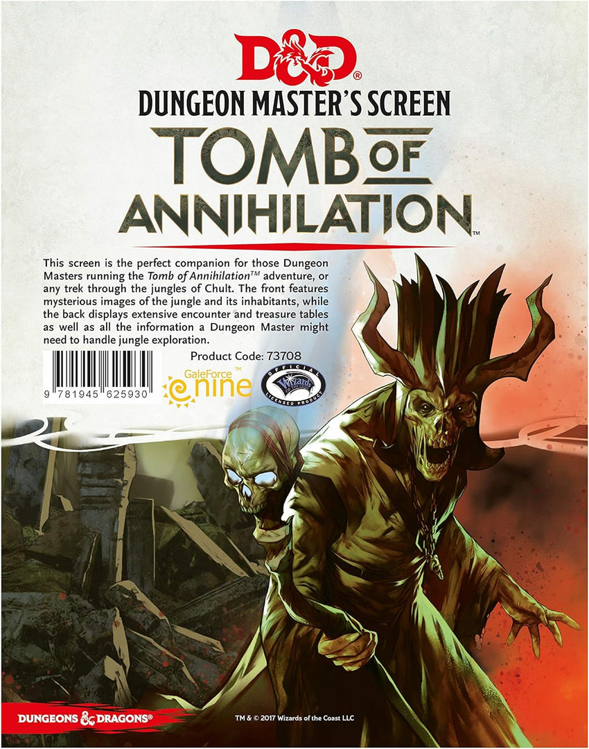 D&D Tomb of Annihilation DM Screen