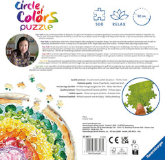 Circle of Colors: Pizza 500pc Round Puzzle