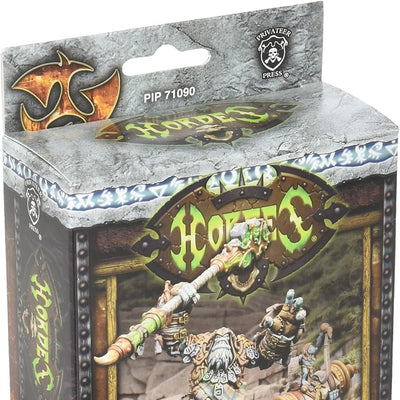 Miniatures, Hordes: Trollbloods – Hoarluk Doomshaper Dire Prophet Warlock Unit