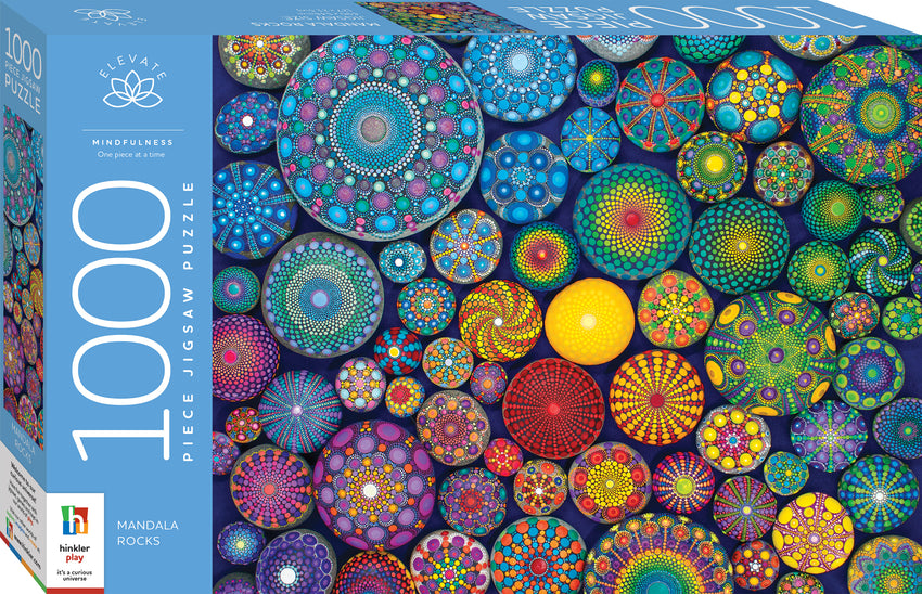 Elevate: Mandala Rocks 1000pc Puzzle
