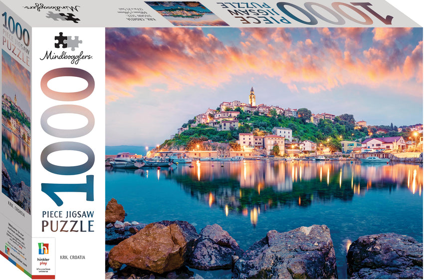Mindbogglers: Krk Croatia 1000pc Puzzle