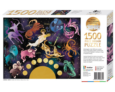 Jigsaw Puzzles, Mindbogglers Gold: Astrology 1500pc Puzzle