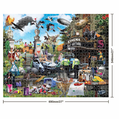 Jigsaw Puzzles, Mindbogglers Puntastic 1000pc Puzzle Music