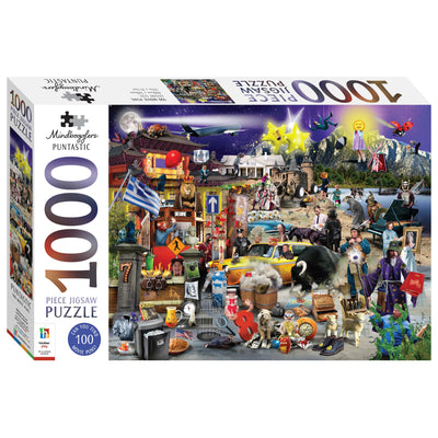 Jigsaw Puzzles, Mindbogglers Puntastic 1000pc Puzzle Movies