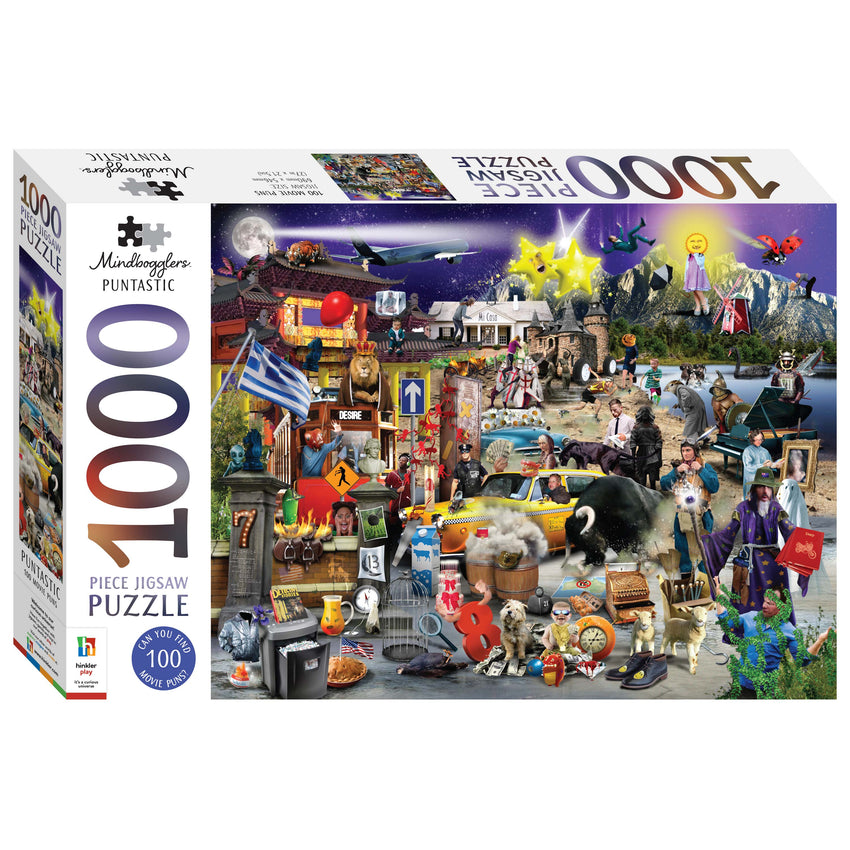 Mindbogglers Puntastic 1000pc Puzzle Movies