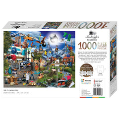 Mindbogglers Puntastic: TV Show Puns 1000pc Puzzle