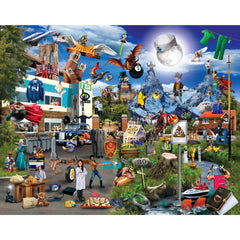 Mindbogglers Puntastic: TV Show Puns 1000pc Puzzle