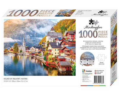 Jigsaw Puzzles, Mindbogglers: Village of Hallstatt Austria 1000pc Puzzle