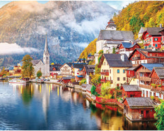 Mindbogglers: Village of Hallstatt Austria 1000pc Puzzle