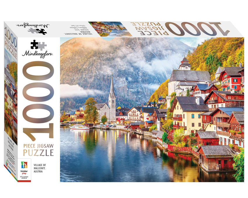 Mindbogglers: Village of Hallstatt Austria 1000pc Puzzle