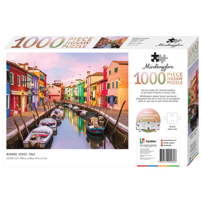 Jigsaw Puzzles, Mindbogglers: Burano Island Venice Italy 1000pc Puzzle