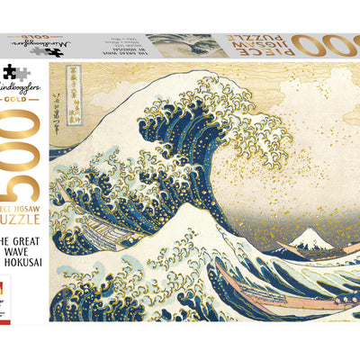 Jigsaw Puzzles, Mindbogglers Gold: Great Wave 500pc Puzzle