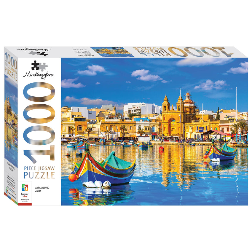 Mindbogglers: Marsaxlokk Malta 1000pc Puzzle