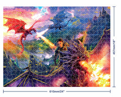 Mindbogglers Gold: Dragon Riders 500pc Puzzle
