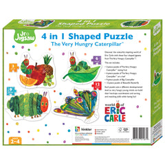 Eric Carle: 4-in-1 Shaped Hungry Caterpillar Puzzle