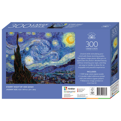 Jigsaw Puzzles, Elevate: Starry Night by Van Gogh 300pc Puzzle