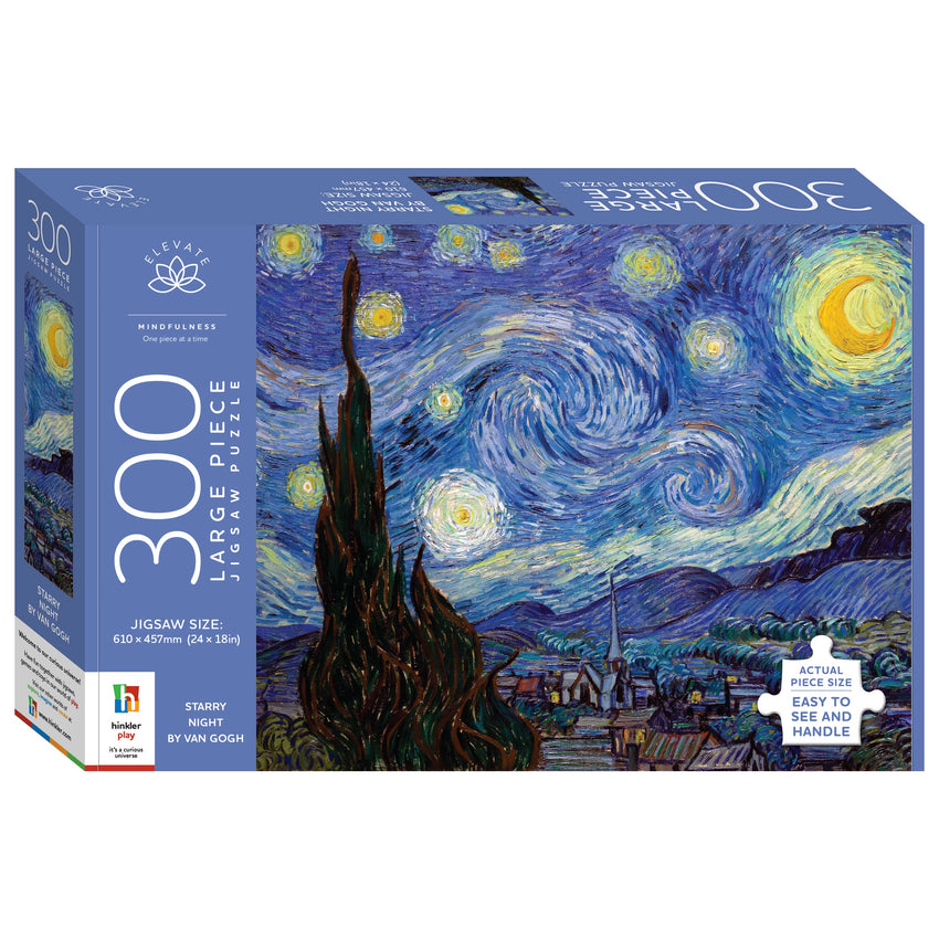 Elevate: Starry Night by Van Gogh 300pc Puzzle