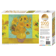 Mindbogglers Gold: Sunflowers by Van Gogh 1000pc Puzzle