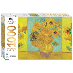 Mindbogglers Gold: Sunflowers by Van Gogh 1000pc Puzzle