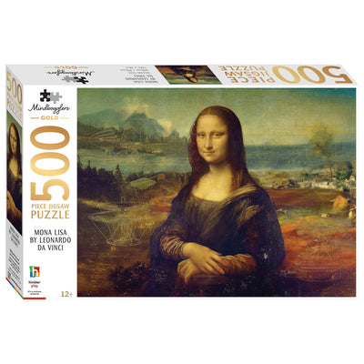 Jigsaw Puzzles, Mindbogglers Gold: Mona Lisa 500pc Puzzle