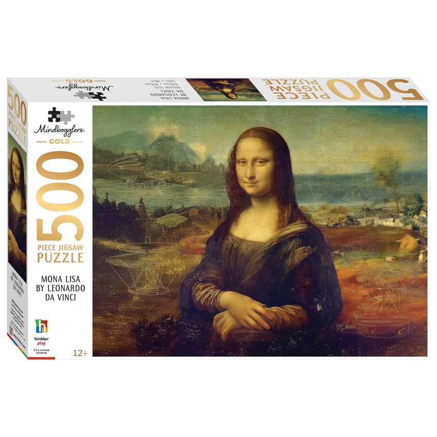 Mindbogglers Gold: Mona Lisa 500pc Puzzle