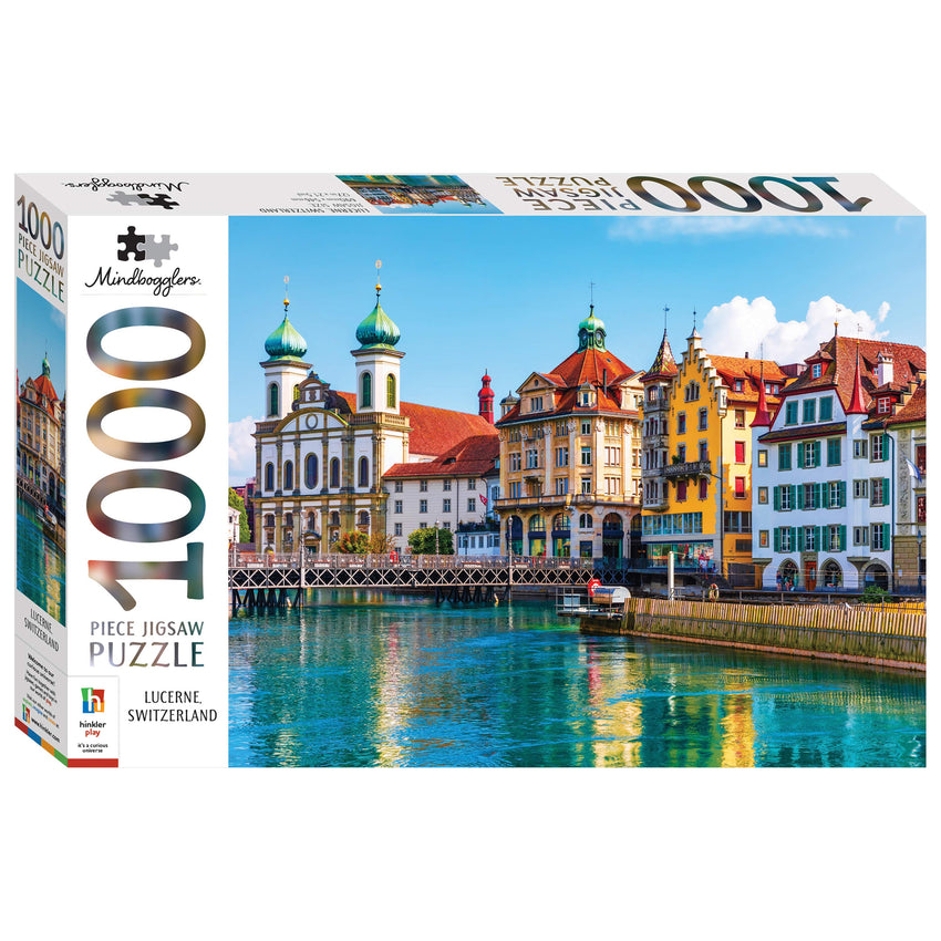 Mindbogglers: Lucerne Switzerland 1000pc Puzzle