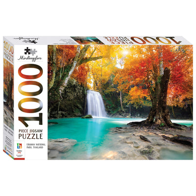 Jigsaw Puzzles, Mindbogglers: Erawan National Park Thailand 1000pc Puzzle