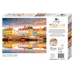 Mindbogglers: Nyhavn Copenhagen Denmark 1000pc Puzzle