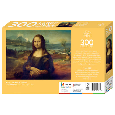 Jigsaw Puzzles, Elevate: Mona Lisa by Da Vinci 300pc Puzzle