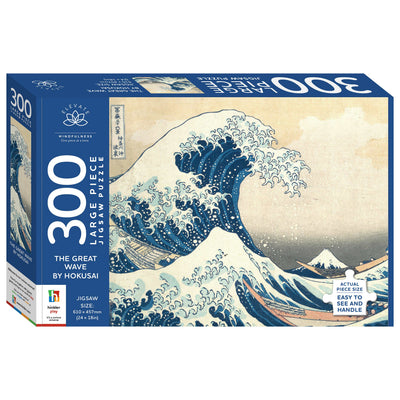 Jigsaw Puzzles, Elevate: The Great Wave by Hokusai 300pc Puzzle