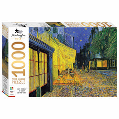 Mindbogglers Gold: Café Terrace by Van Gogh 1000pc Puzzle
