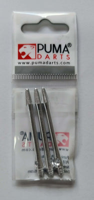 Dexterity, Puma Darts: Aluminium 2BA Medium Shafts 55mm 3 Pack