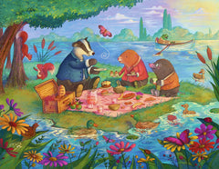 Book & 100-piece Jigsaw: Wind in the Willows 100pc Puzzle