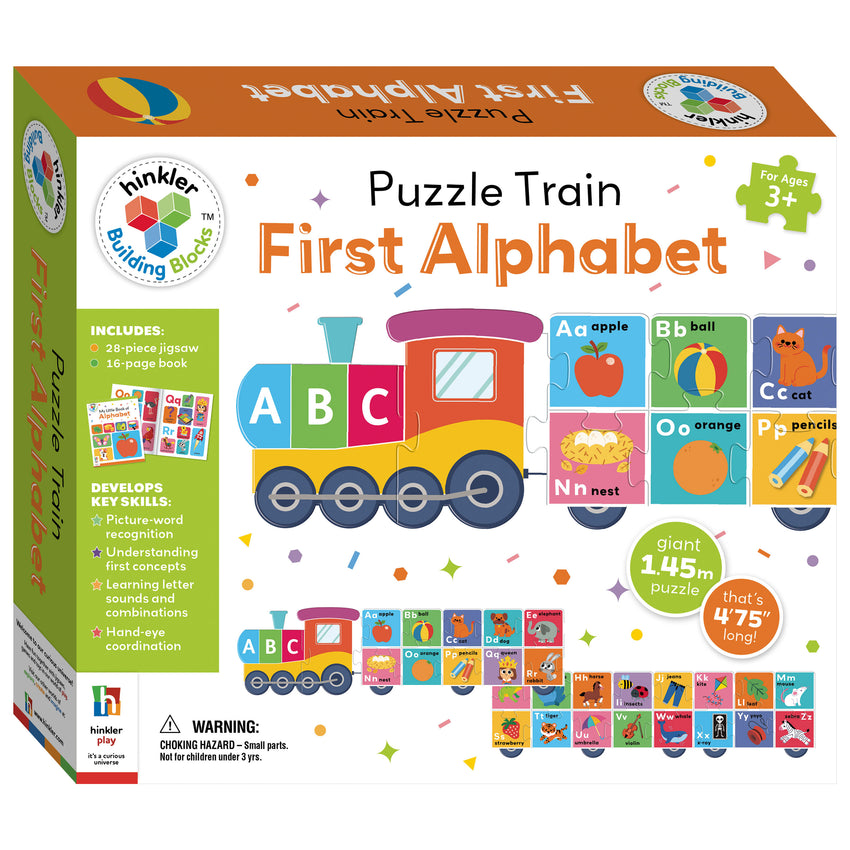 Building Blocks: Puzzle Train First Alphabet