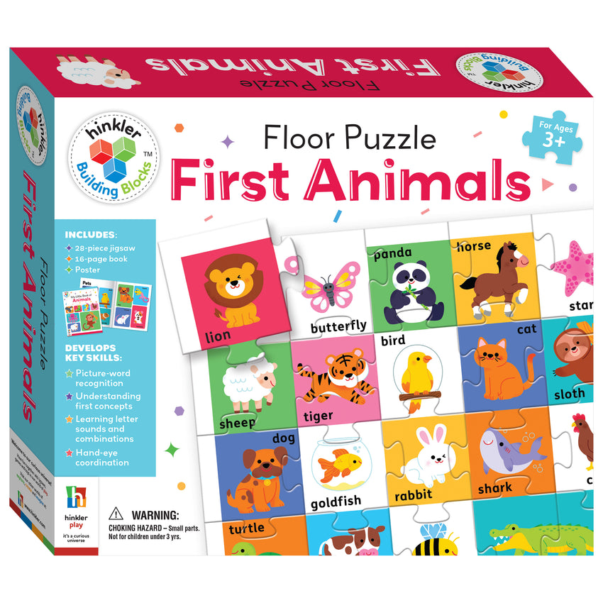 Building Blocks: Floor Puzzle First Animals