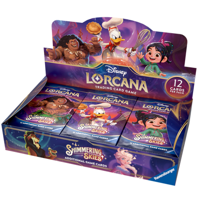 On Sale, Disney Lorcana TCG: Shimmering Skies 24 Booster Pack Carton